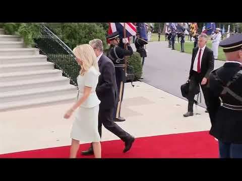 European leaders arrive at the White House for talks with Trump and Zelenskyy on the Ukraine war