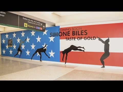 Simone Biles opening up restaurant inside Bush Airport