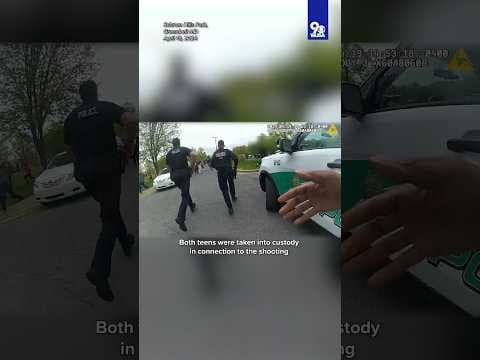 VIDEO: Shots fired at senior-skip-day watergun fight in Maryland