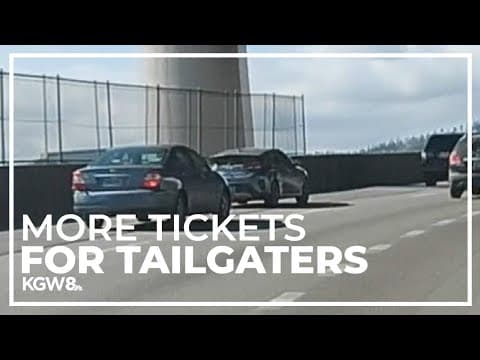 Citations for driving too closely are up in Oregon