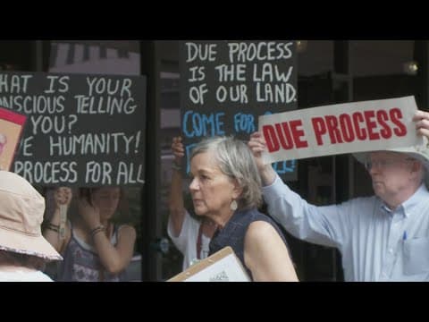 Protest against immigration crackdown held in New Orleans