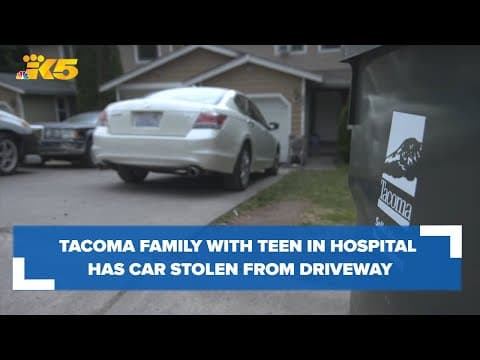 Vehicle theft adds to difficulties Tacoma family is facing
