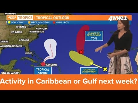 Wednesday noon Tropical Update: Activity may be possible next week in Caribbean or Gulf