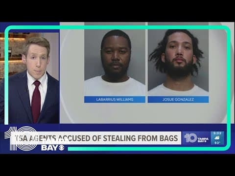 TSA agents accused of stealing from bags