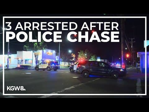 3 suspects in custody after shots fired, police chase, search