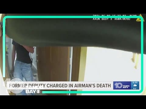 Florida deputy who shot, killed Airforce airman charged with manslaughter