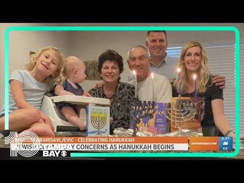 As Hanukkah begins tonight, Tampa Bay's Jewish community expressing concern