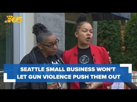 Seattle businesses won't let gun violence push them out