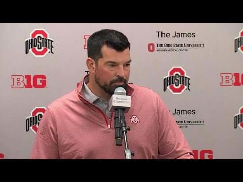 WATCH: Ryan Day press conference | Ohio State-Maryland Week