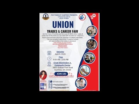 Town of Dumfries hosting career fair amidst federal firings