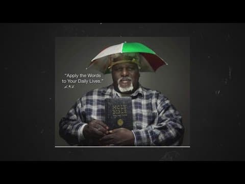 Canal Street 'Umbrella Man' in hospital with terminal stomach cancer