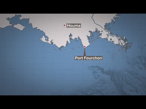 The Coast Guard is searching for fisherman who fell overboard off Port Fourchon