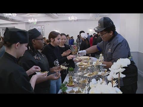 Students compete for chance to showcase culinary skills during college football championship weekend
