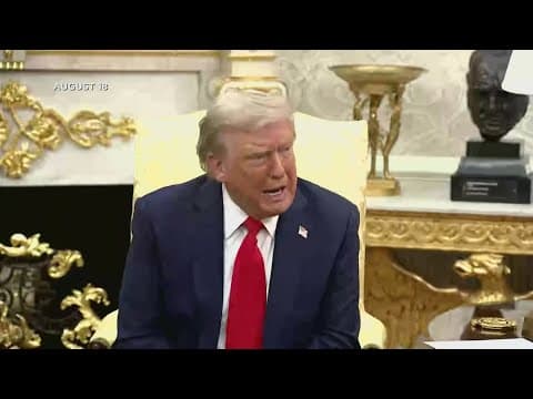 WATCH LIVE: President Trump makes an announcement from the Oval Office