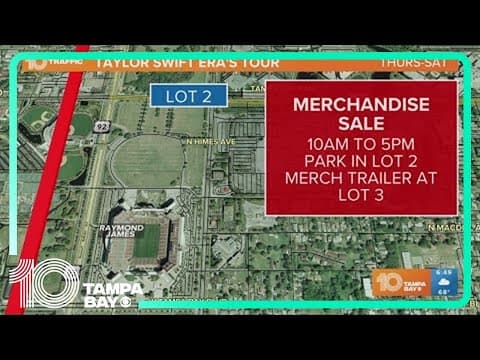 How to prepare for traffic in Tampa ahead of Taylor Swift's shows