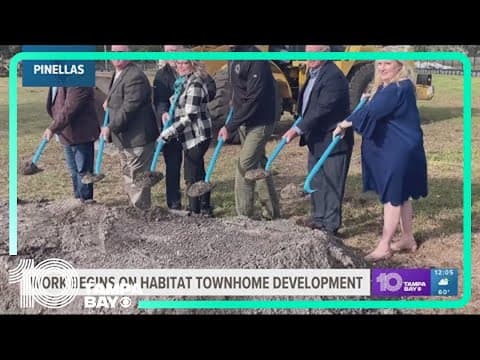 Work begins on Habitat For Humanity's new townhome development in Largo