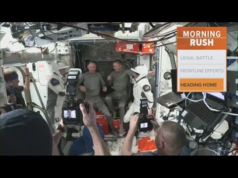 After months in space, two NASA astronauts are back home