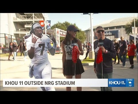 KHOU 11 live outside NRG Stadium as Texans get ready to take on Colts