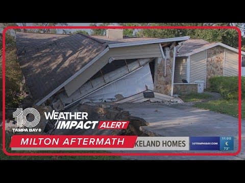 Neighbors concerned hole swallowing two Polk County homes might grow larger