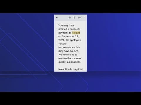 Reliant customers charged twice this month