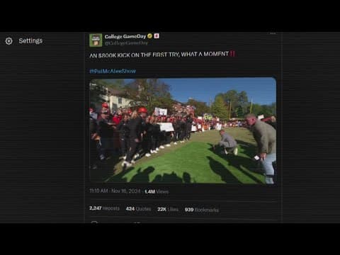 Fishers college student wins $200,000 on ESPN's 'College Game Day'