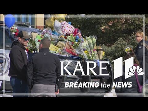 'It hits close to home' | Burnsville memorial grows as Minnesotans mourn latest first responder deat