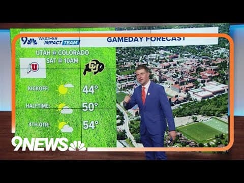 What kind of weather will we have for Colorado's football games this weekend?