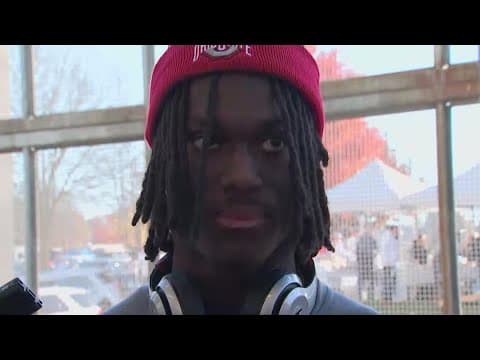 Marvin Harrison Jr. postgame interview | Ohio State-Penn State