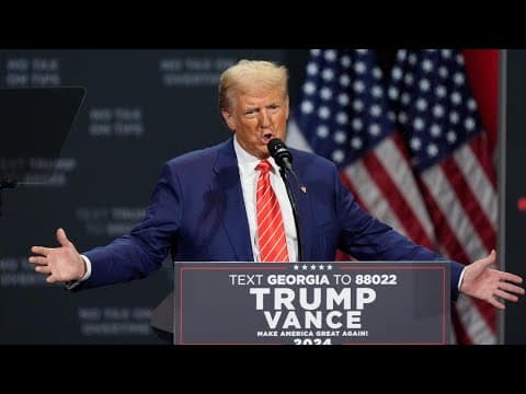 Donald Trump full speech at campaign rally in Georgia