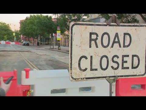 Water main break in SE DC causes traffic headache