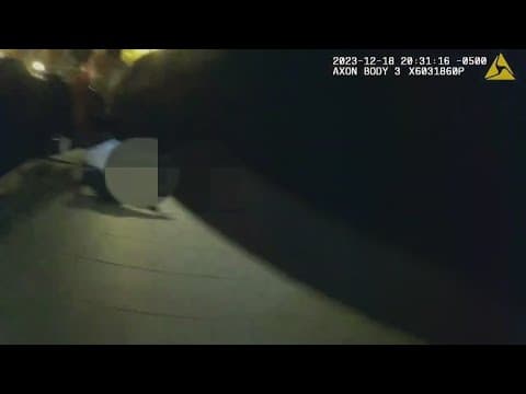 Police release body-worn-camera footage of officer shooting a D.C. man