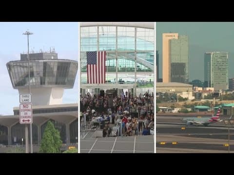 Government shutdown is impacting air traffic control operations at airports