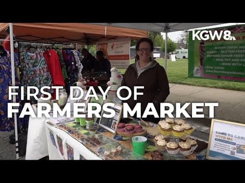 Crowds come out for Gresham Farmers Market opening day