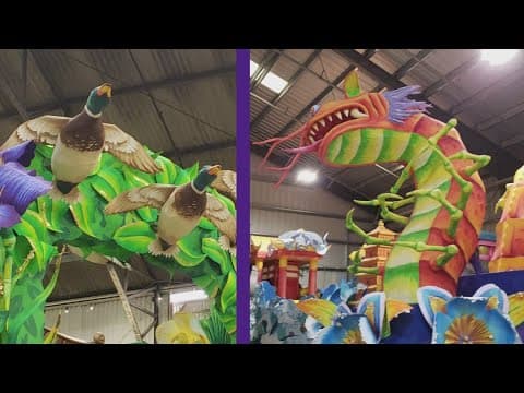 Local woman designs and paints Rex's new floats for 2024