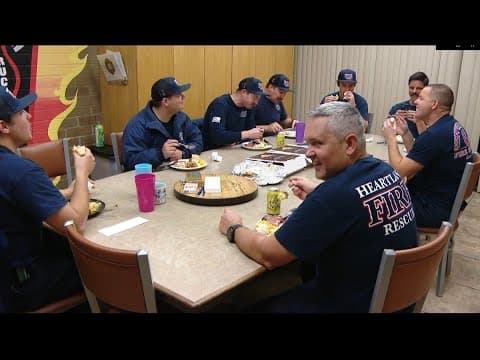East County firefighters celebrate Thanksgiving together