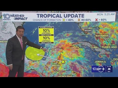 Tropical depression could develop this week in the Atlantic, NHC says