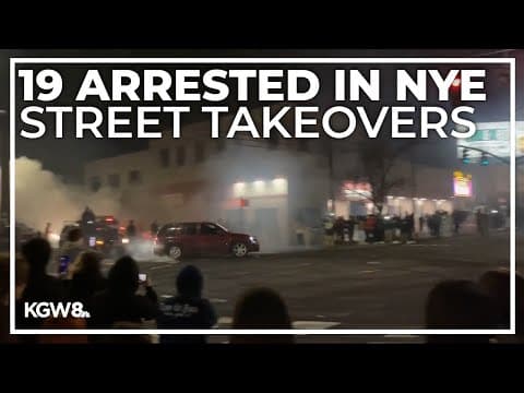 Four Illegal street races disturb neighborhoods across Portland over New Year's Eve weekend