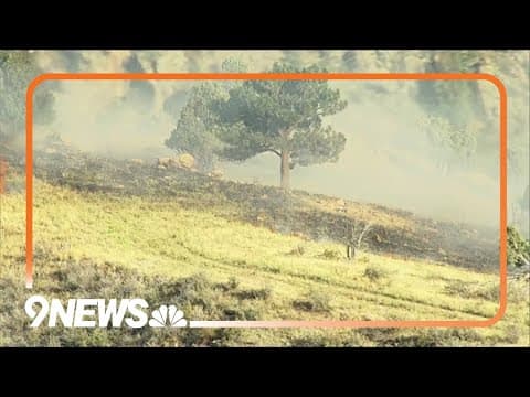 Fire burning near Lookout Mountain