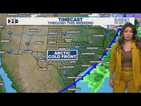 DFW Weather: An even colder front will move in next week