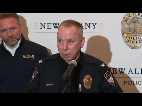 New Albany mayor, law enforcement officials provide update on deadly warehouse shooting