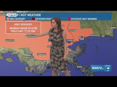 New Orleans Weather: Heat advisory issued for Memorial Day