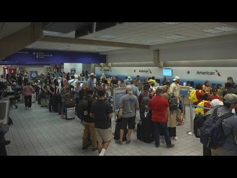 Travel disruptions still plaguing DFW Airport after days of severe weather