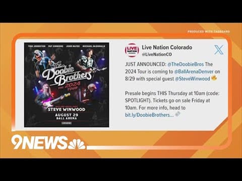 The Doobie Brothers are coming to Denver