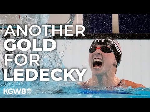 Katie Ledecky wins 8th gold medal, breaks Olympic record at 2024 Paris Games