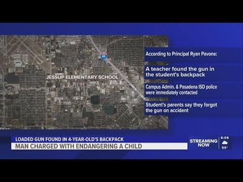 Man accused of taking 4-year-old special needs child to school with loaded gun in backpack