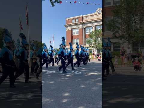Cheyenne East Thunderbirds march in 2024 Cheyenne Frontier Days Parade