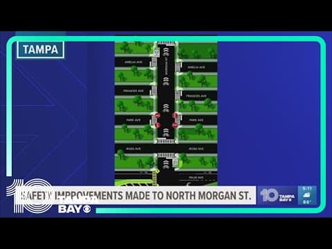 Safety improvements made to North Morgan Street in Tampa