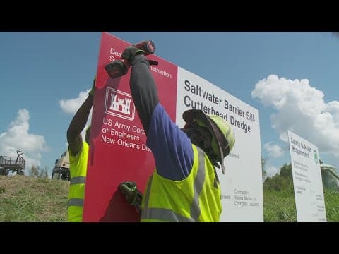 Officials and Plaquemines Parish residents brace for impact of saltwater intrusion