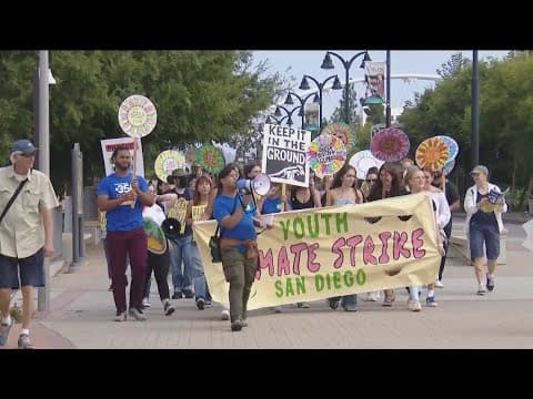 Climate strike draws crowds of demonstrators at San Diego State, nationwide