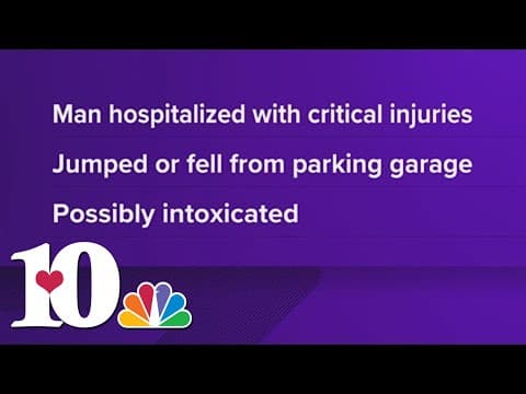 21-year-old man critically injured after falling from the 11th Street Parking Garage, police say